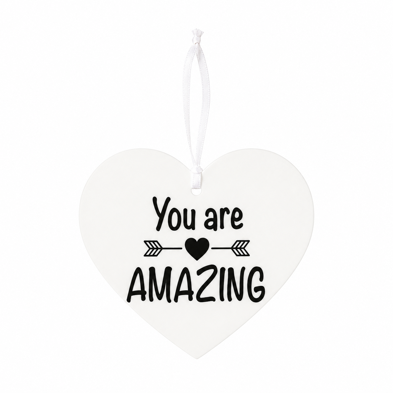 You Are Amazing Hanging Heart | Inspirational Heart Decoration