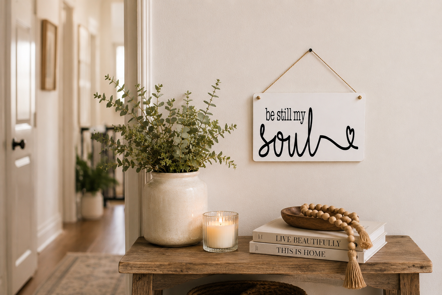 Be Still My Soul | Faith Filled Home Decor Sign