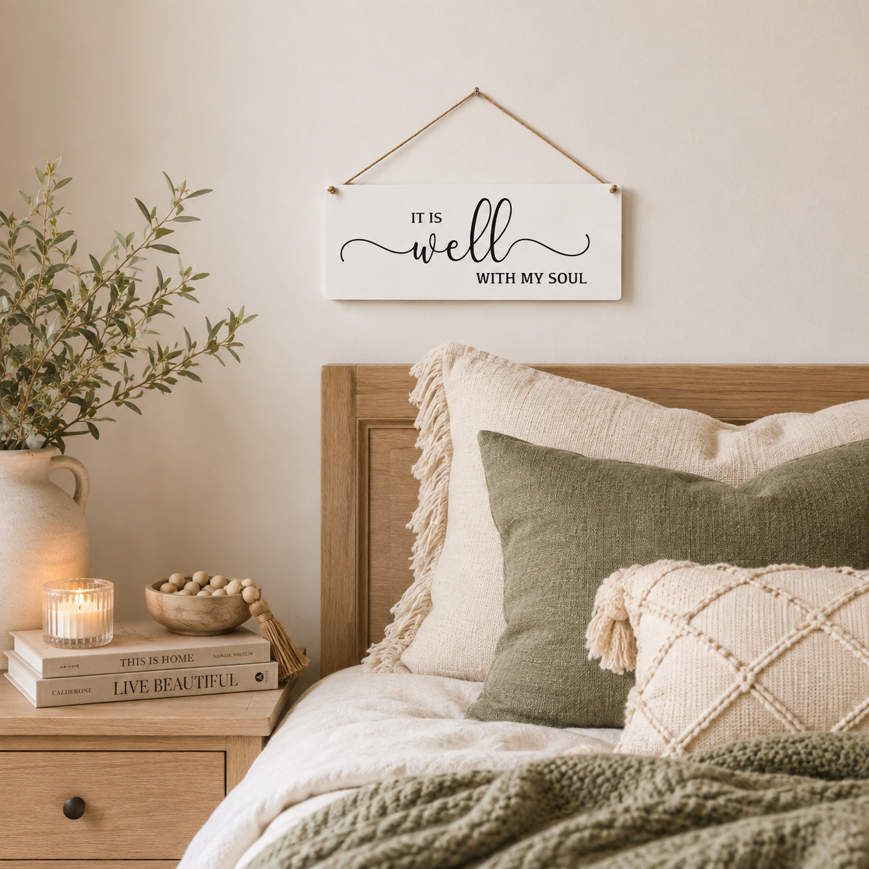 It Is Well With My Soul | Christian Wall Decor | Scripture Sign