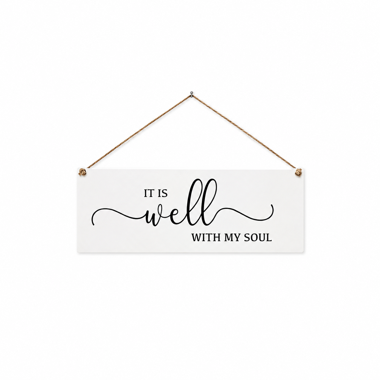 It Is Well With My Soul | Christian Wall Decor | Scripture Sign