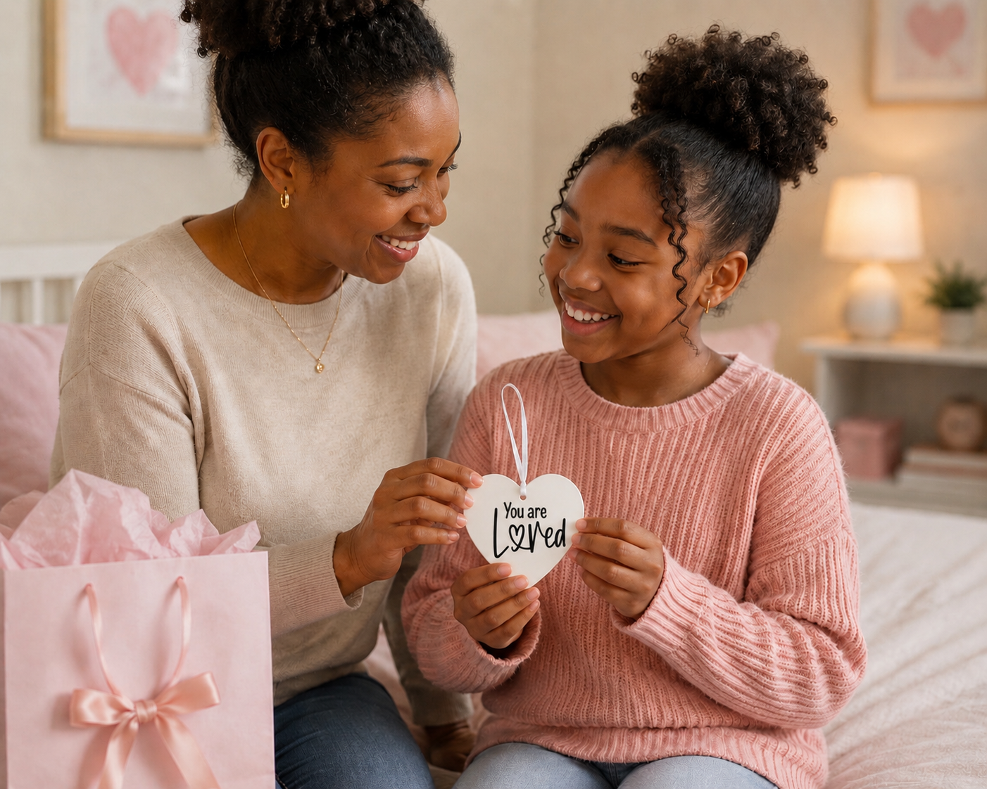 You Are Loved Hanging Heart | Hanging Decoration | Christian Gift