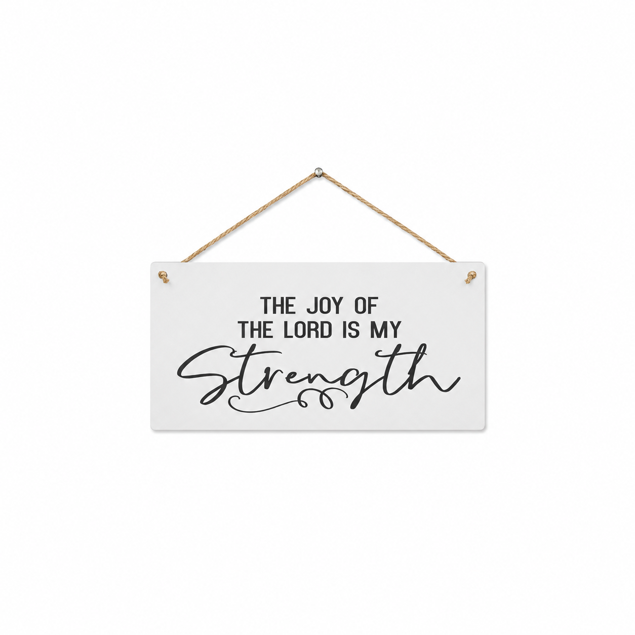 The Joy Of The Lord Is My Strength Scripture Sign | Christian Wall Decor | Faith Decor
