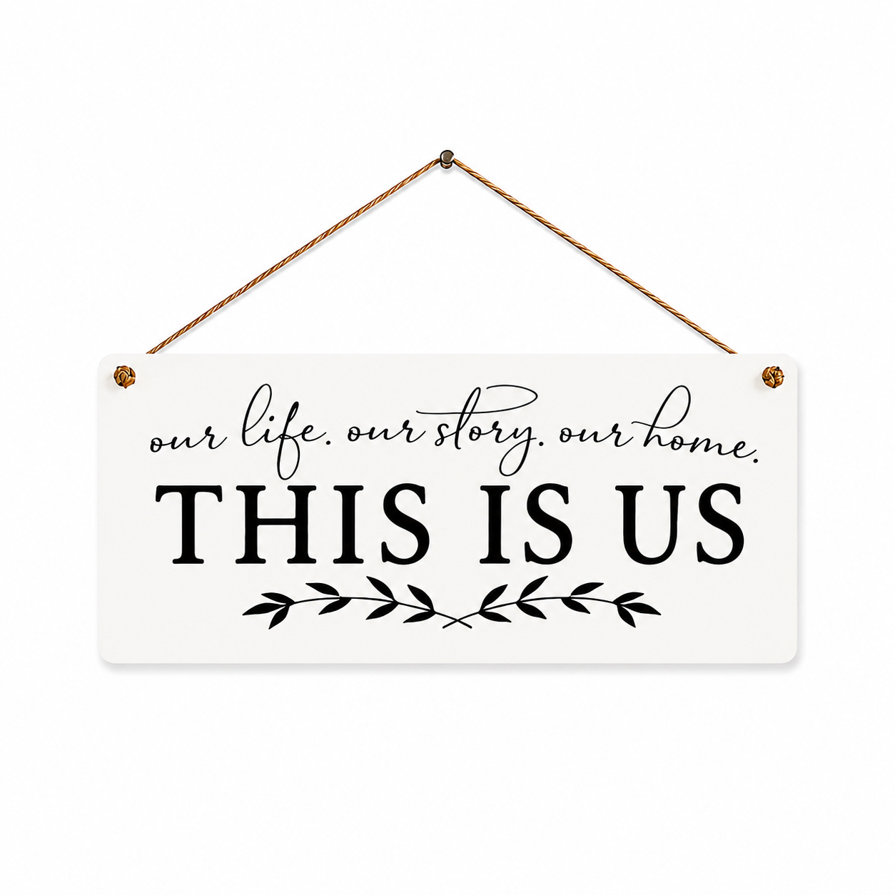 This Is Us Sign | Family Home Decor | Faith Filled Home