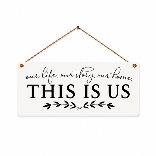 This Is Us Sign | Family Home Decor | Faith Filled Home