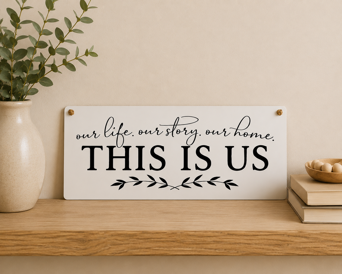 This Is Us Sign | Family Home Decor | Faith Filled Home
